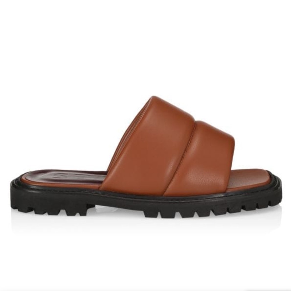 Staud Astro Padded Vegan Leather Slide - 37